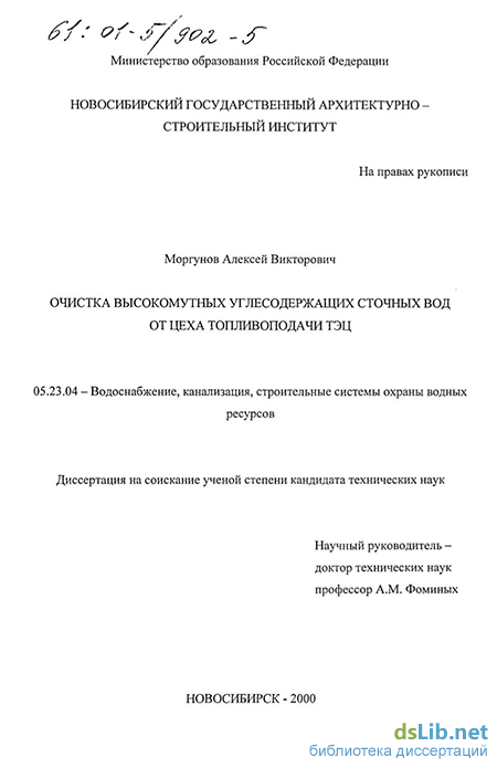 Очистка Высокомутных Углесодержащих Сточных Вод От Цеха.