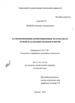 Катионообменные композиционные материалы на основе базальтовых волокон и нитей Пенкина Наталия Александровна Катионообменные композиционные материалы на основе базальтовых волокон и нитей