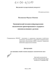 Экономический механизм формирования экологически ориентированного аграрного землепользования в регионе Полонкоева, Фердоус Яхиевна Экономический механизм формирования экологически ориентированного аграрного землепользования в регионе