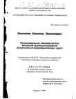 Организационно-экономический механизм функционирования финансово-агропромышленных групп Николаев Николай Николаевич Организационно-экономический механизм функционирования финансово-агропромышленных групп
