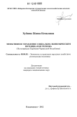 Эффективное управление социально-экономическим потенциалом региона : на материалах Карачаево-Черкесской Республики Хубиева, Жанна Кемаловна Эффективное управление социально-экономическим потенциалом региона : на материалах Карачаево-Черкесской Республики